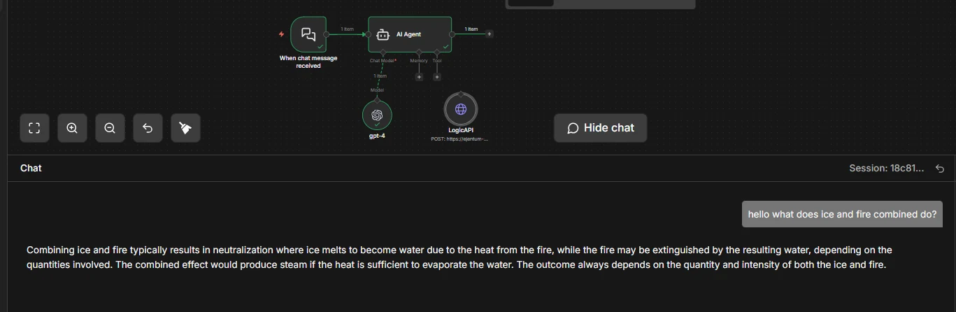 Baseline agent: one paragraph, face-value answer, no structure